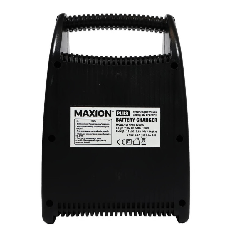 Трансформаторний зарядний пристрій MAXION MXCT-1208CS (8A, 12V)