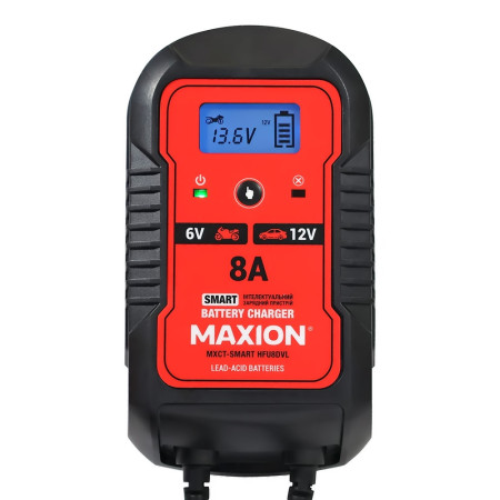 Інтелектуальний зарядний пристрій MAXION MXCT SMART HFU8DVL (6/12V, 4/8A)