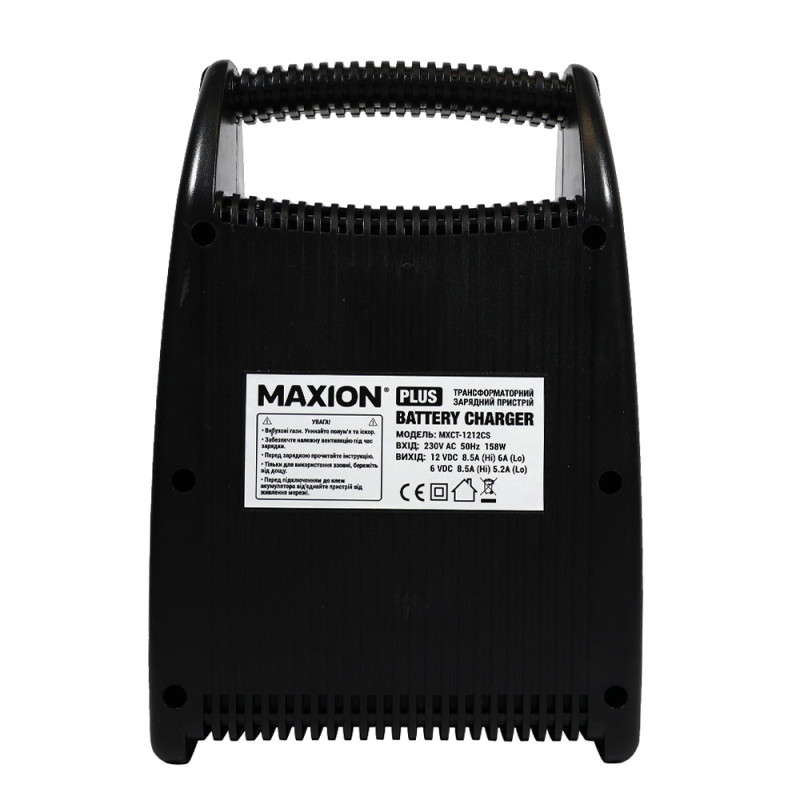 Трансформаторний зарядний пристрій MAXION MXCT-1212CS (12A, 12V)
